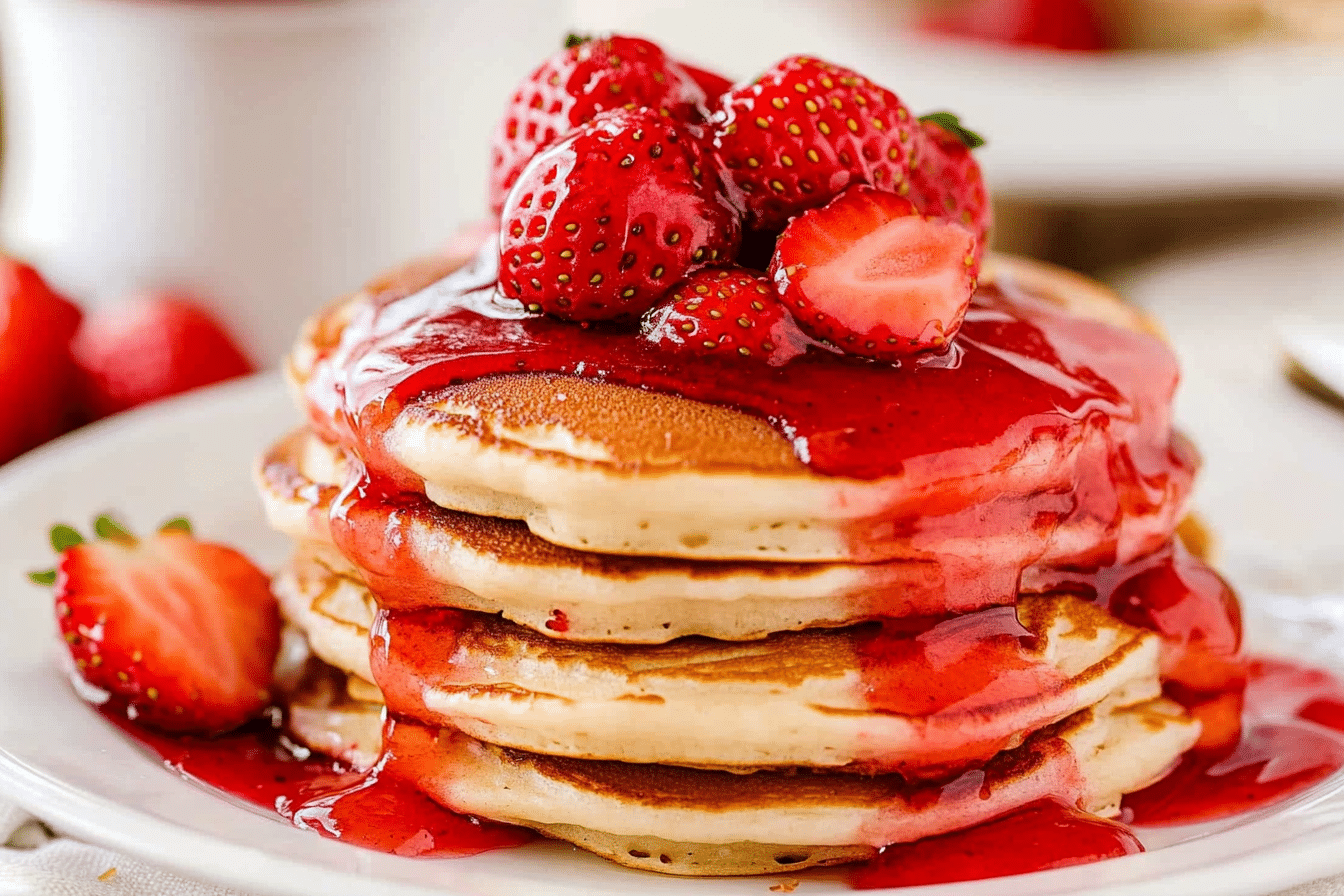 Strawberry Pancakes Recipe