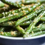 25 Minutes Crispy Roasted Parmesan Green Beans