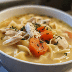30-Minute Creamy Chicken Pasta Soup