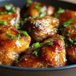 30 Minutes Juicy Honey Garlic Chicken Thighs