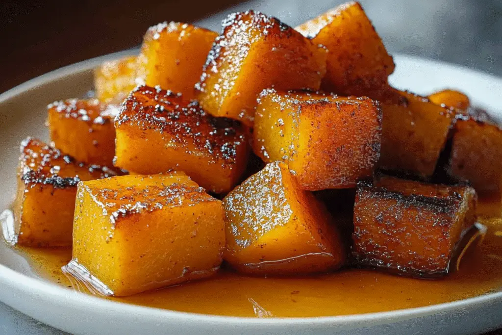30 Minutes Sweet Brown Sugar Roasted Butternut Squash