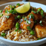 35-Minute Spicy Maple Chicken Coconut Rice