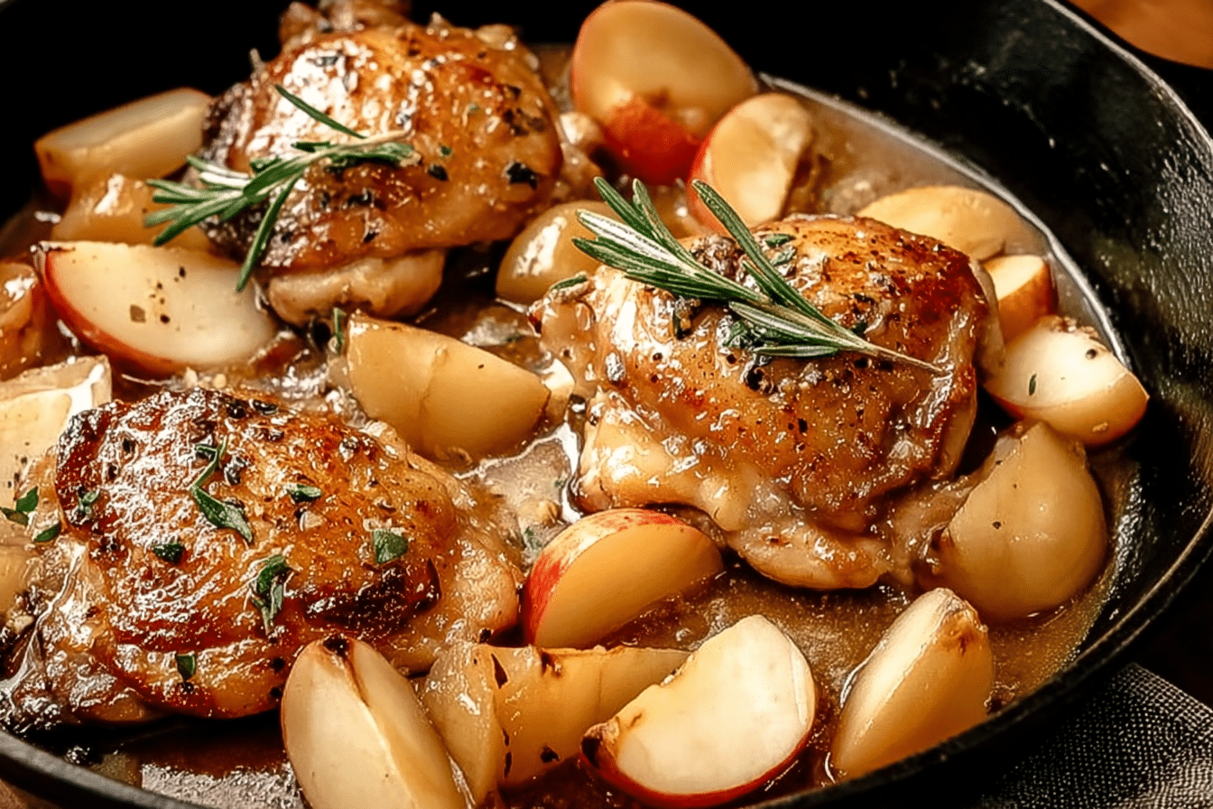 Apple Cider Chicken Skillet