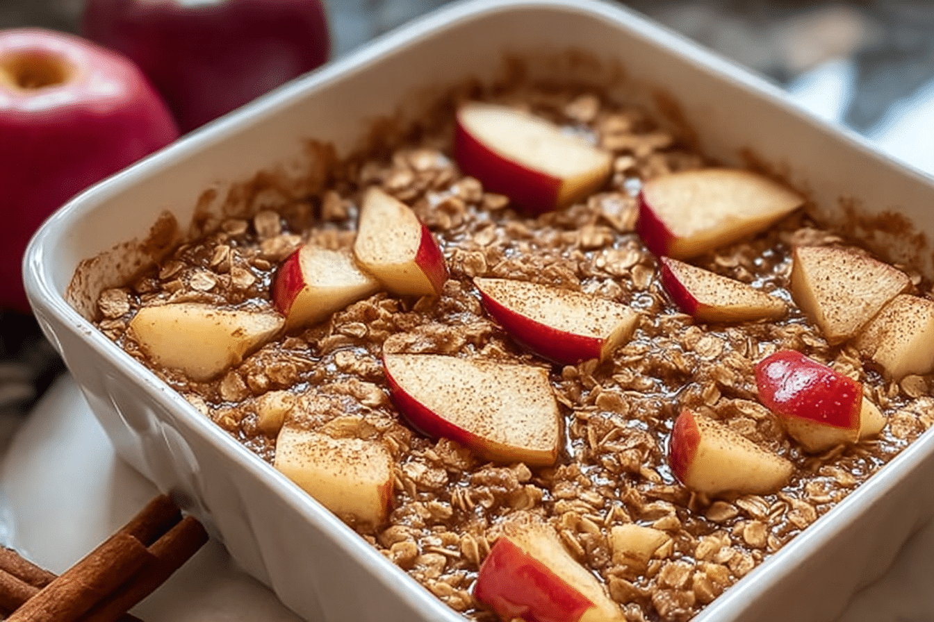 Apple Cinnamon Baked Oatmeal