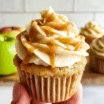 Apple Cupcakes with Creamy Salted Caramel Frosting