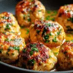 Baked Chicken Meatballs