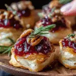Baked Cranberry Brie Bites