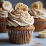 Banana Cupcakes with Cinnamon Cream Cheese Frosting