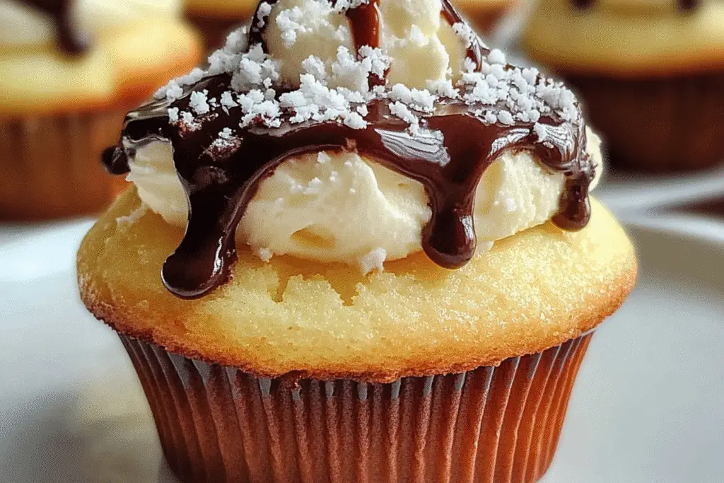 Boston Cream Pie Cupcakes