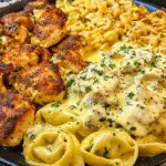 Cajun Chicken Tortellini in Velveeta Garlic Cheese Sauce