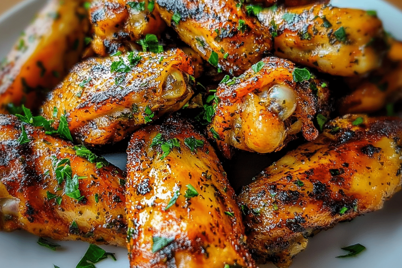 Cajun Garlic Chicken Wings