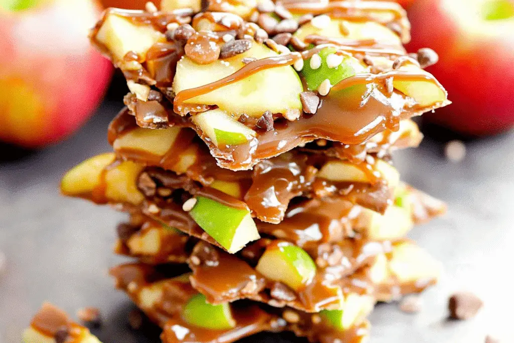 Caramel Apple Bark