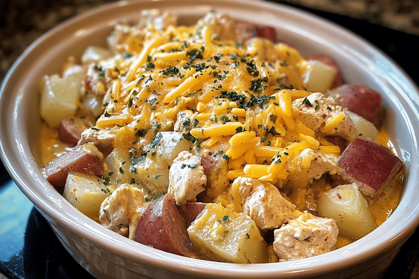 Cheesy Chicken Sausage Crockpot