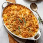 Cheesy Herb Butternut Squash Gratin with Panko Topping