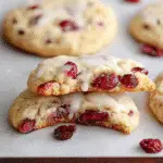 Chewy Christmas Cranberry Orange Cookies