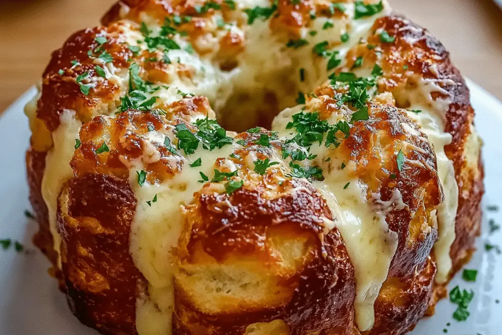 Chicken Alfredo Monkey Bread