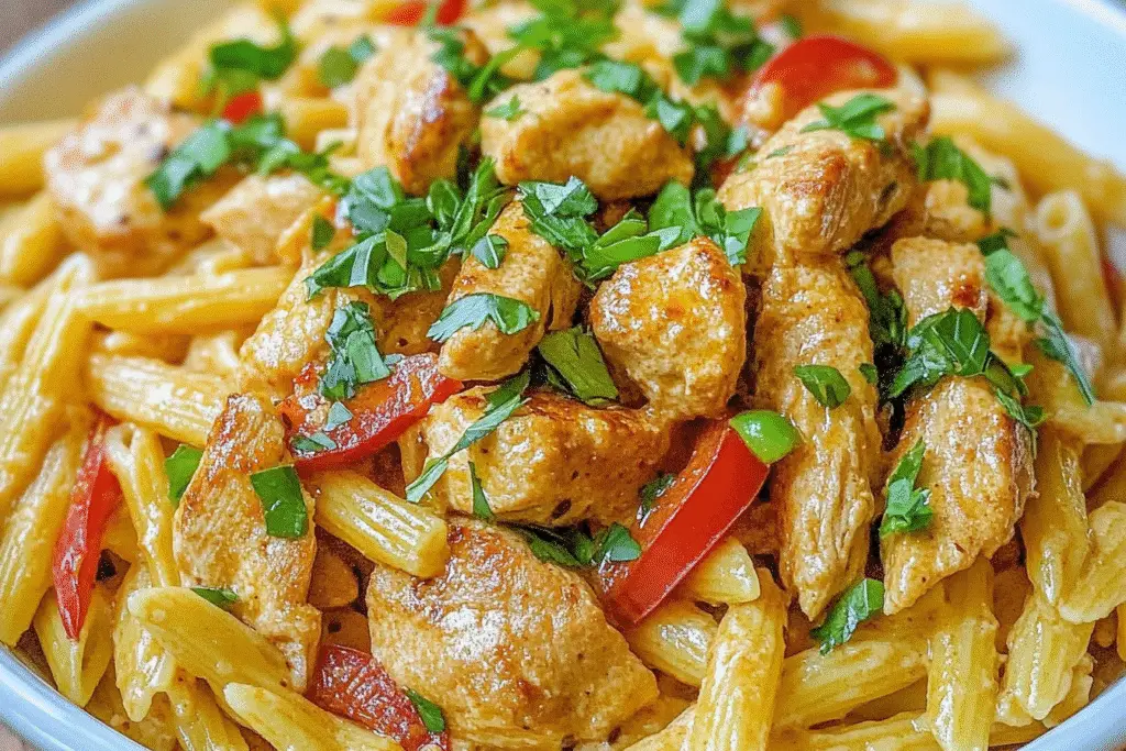 Chicken Jerk Pasta Celebration