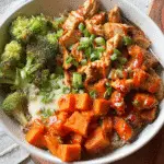 Chicken and Sweet Potato Rice Bowl