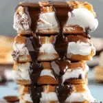 Chocolate Dipped Waffle Ice Cream Sandwich