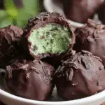 Chocolate Mint Protein Bites