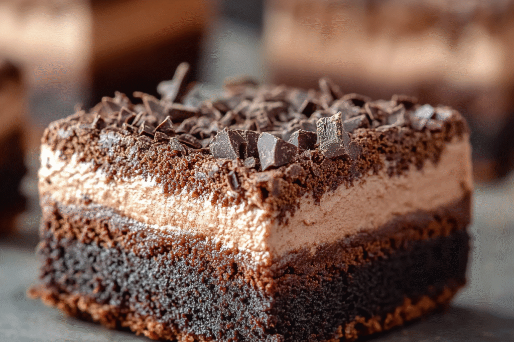 Chocolate Mousse Brownies