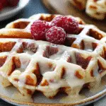 Cinnamon Roll Waffles