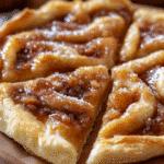 Cinnamon-Sugar Pizza made with Crescent Rolls