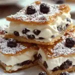 Classic Cannoli Squares