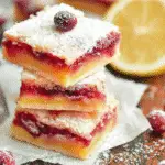 Cranberry Lemon Bars