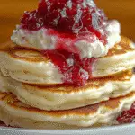 Cream Cheese Jam Pancakes