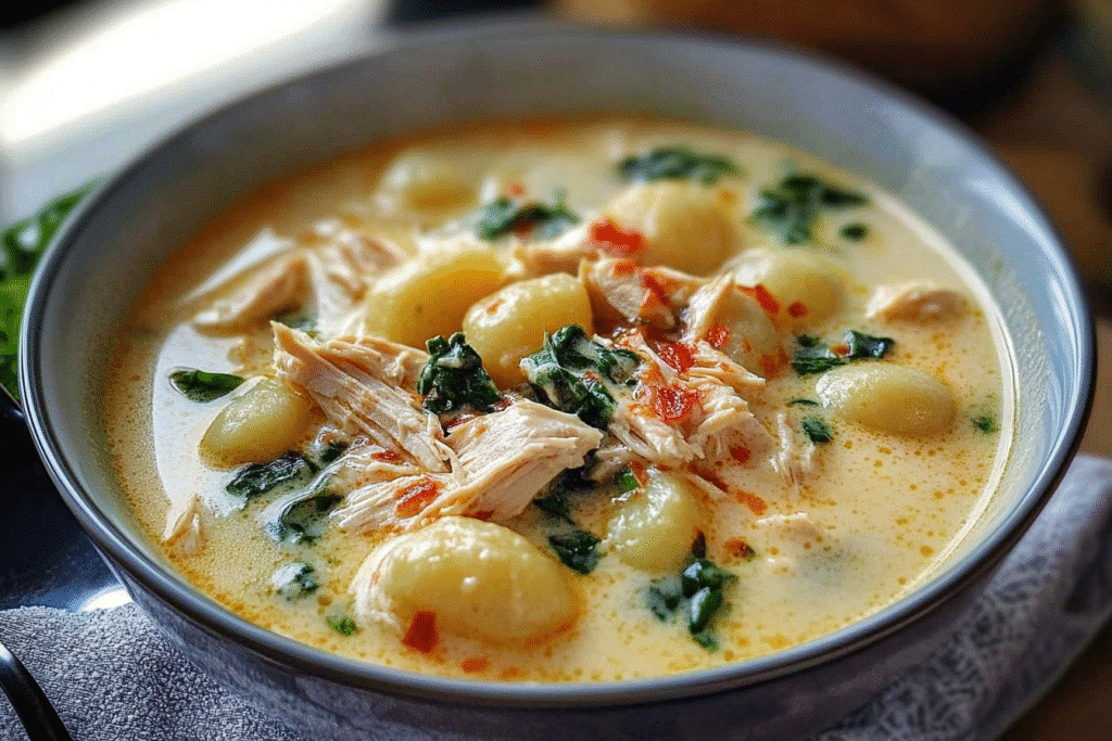 Creamy 30-Minute Chicken Gnocchi Soup