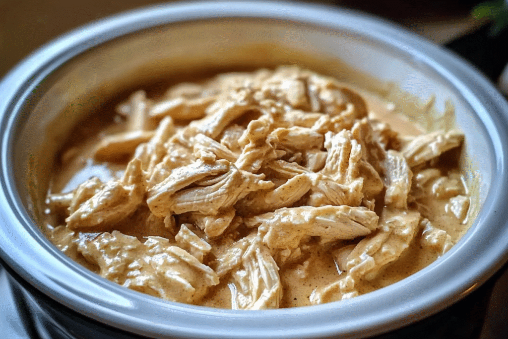 Creamy 4-Ingredient Ranch Chicken Crockpot