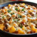 Creamy Meat Potato Skillet