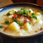 Creamy Paula Deen Crockpot Potato Soup