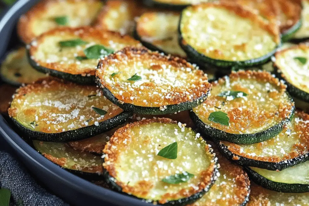 Crispy Baked Zucchini Chips