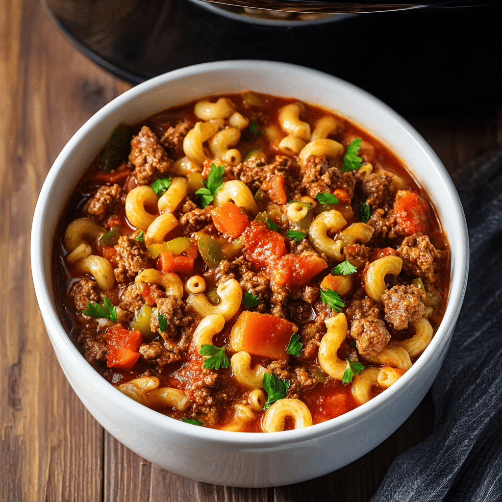 Crock Pot American Goulash