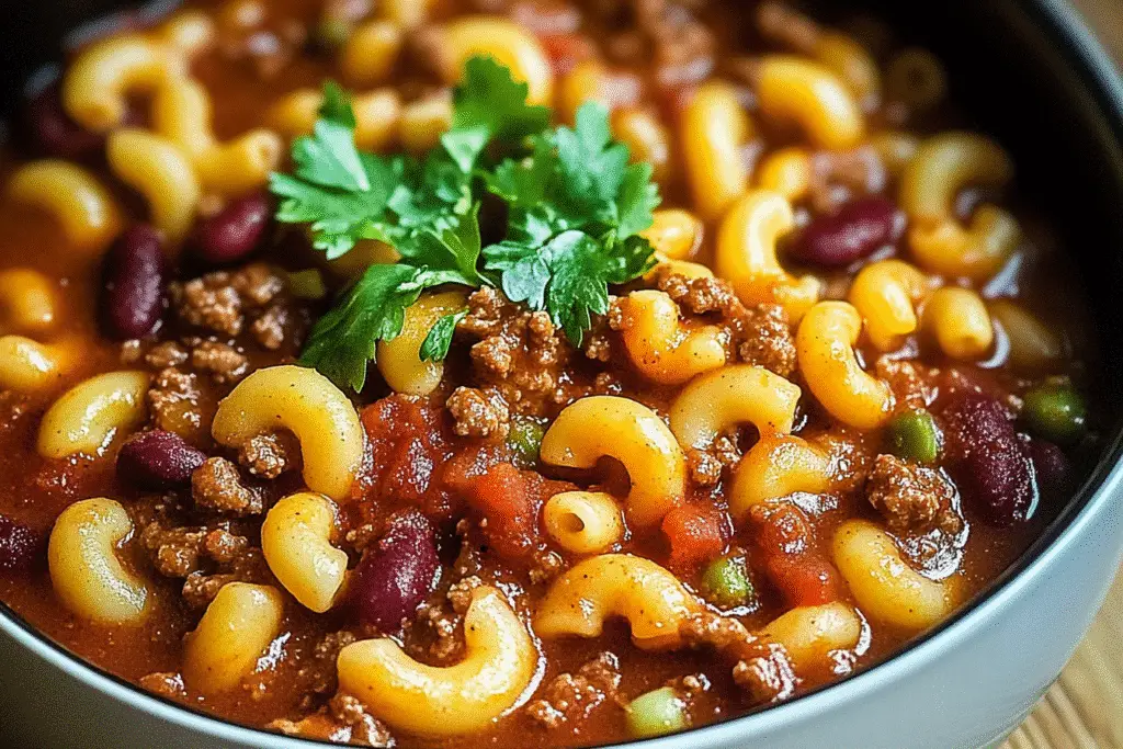 Crockpot Chili Mac