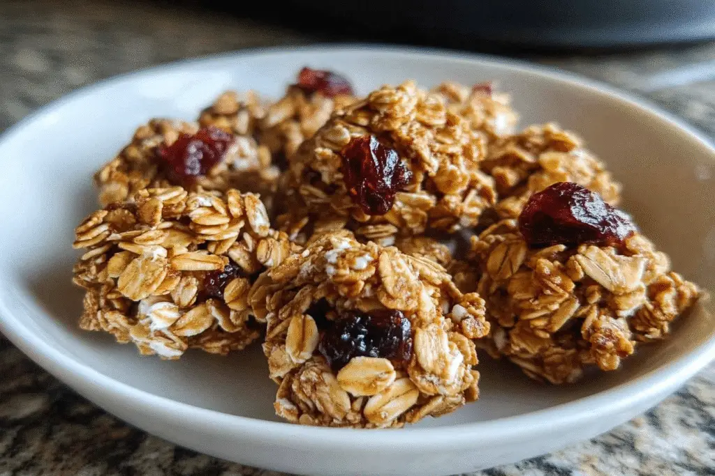 Crunchy 7-Ingredient Granola Clusters