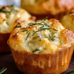 Easy Garlic Rosemary Focaccia Muffins