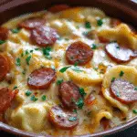 Easy Pierogi Sausage Casserole