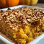 Easy Pumpkin Oatmeal Dump Cake