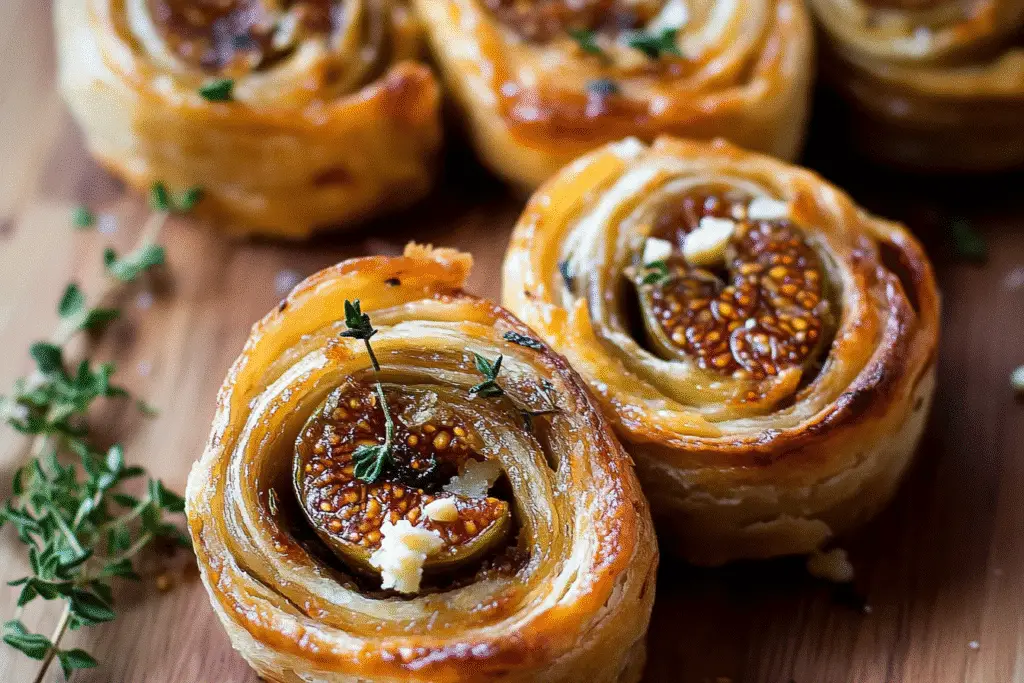 Fig and Goat Cheese Pinwheels