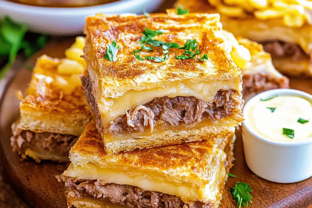French Dip Squares