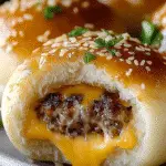 Garlic Parmesan Cheeseburger Bombs Recipe