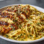 Garlic Parmesan Chicken Spaghetti