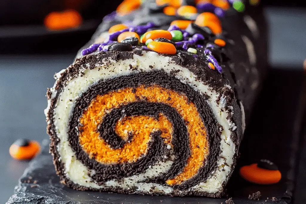 Halloween Oreo Roll