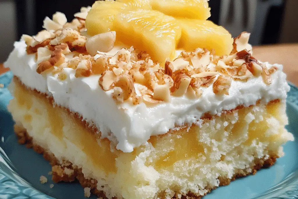 Hawaiian Banana Pineapple Cake