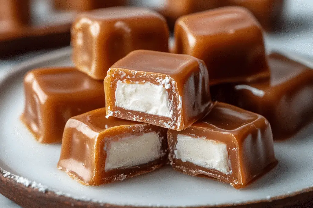 Heavenly Vanilla Cream Filled Caramels