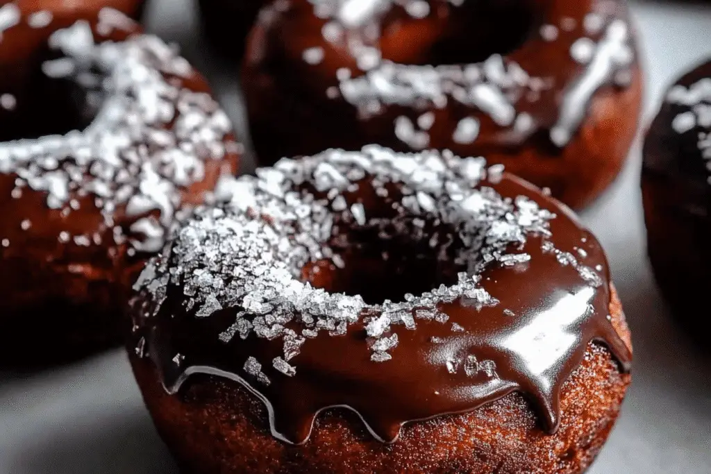 Homemade Chocolate Old-Fashioned Doughnuts