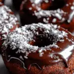 Homemade Chocolate Old-Fashioned Doughnuts